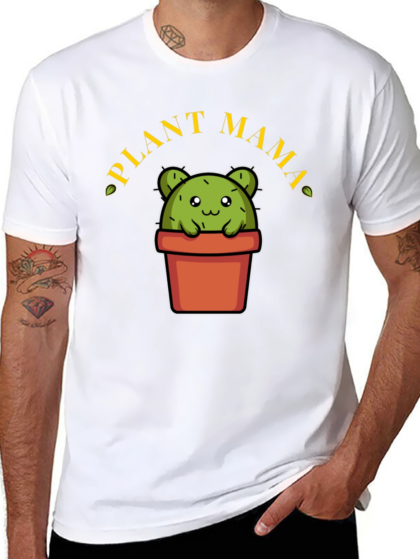 Plant Mama T-Shirt - Cute Cactus Design