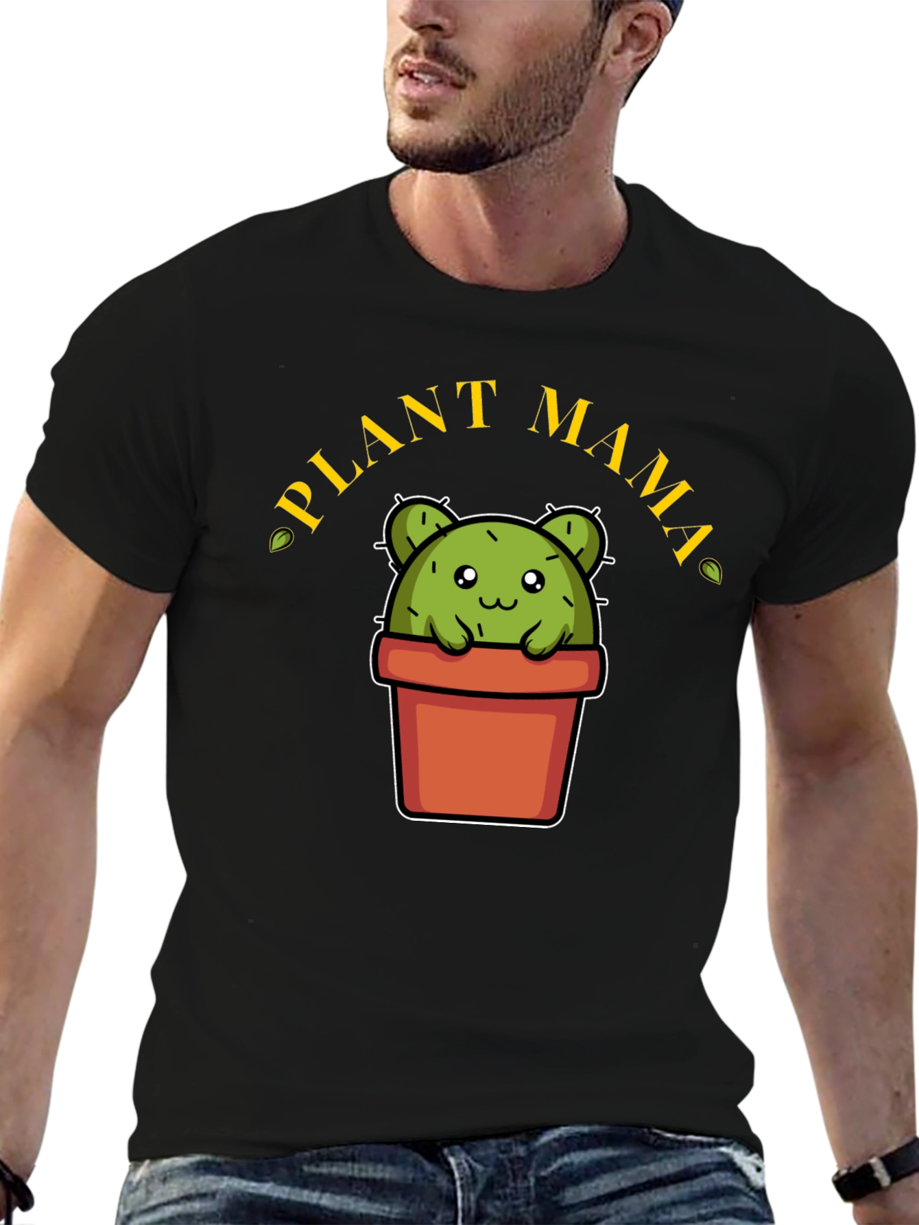 Plant Mama T-Shirt - Cute Cactus Design