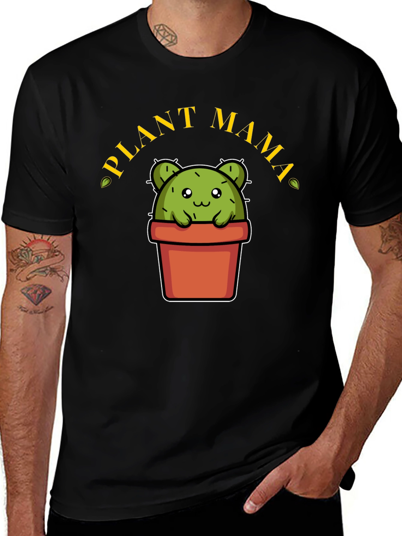 Plant Mama T-Shirt - Cute Cactus Design