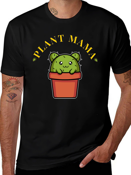 Plant Mama T-Shirt - Cute Cactus Design