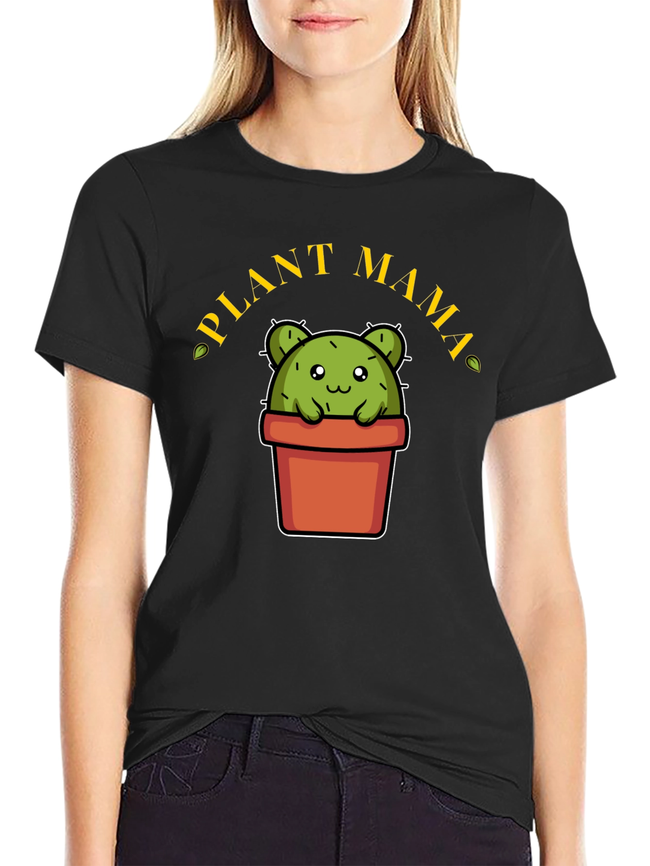 Plant Mama T-Shirt - Cute Cactus Design