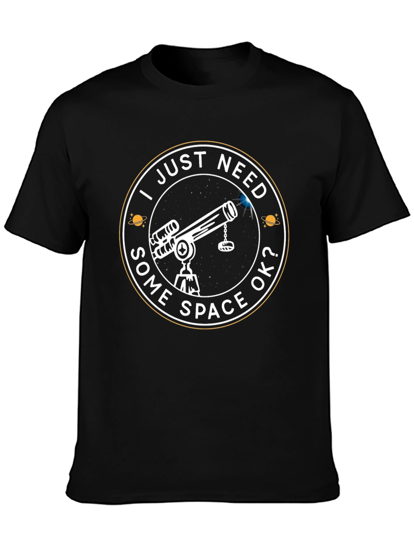 Some Space OK? Telescope Graphic Tee