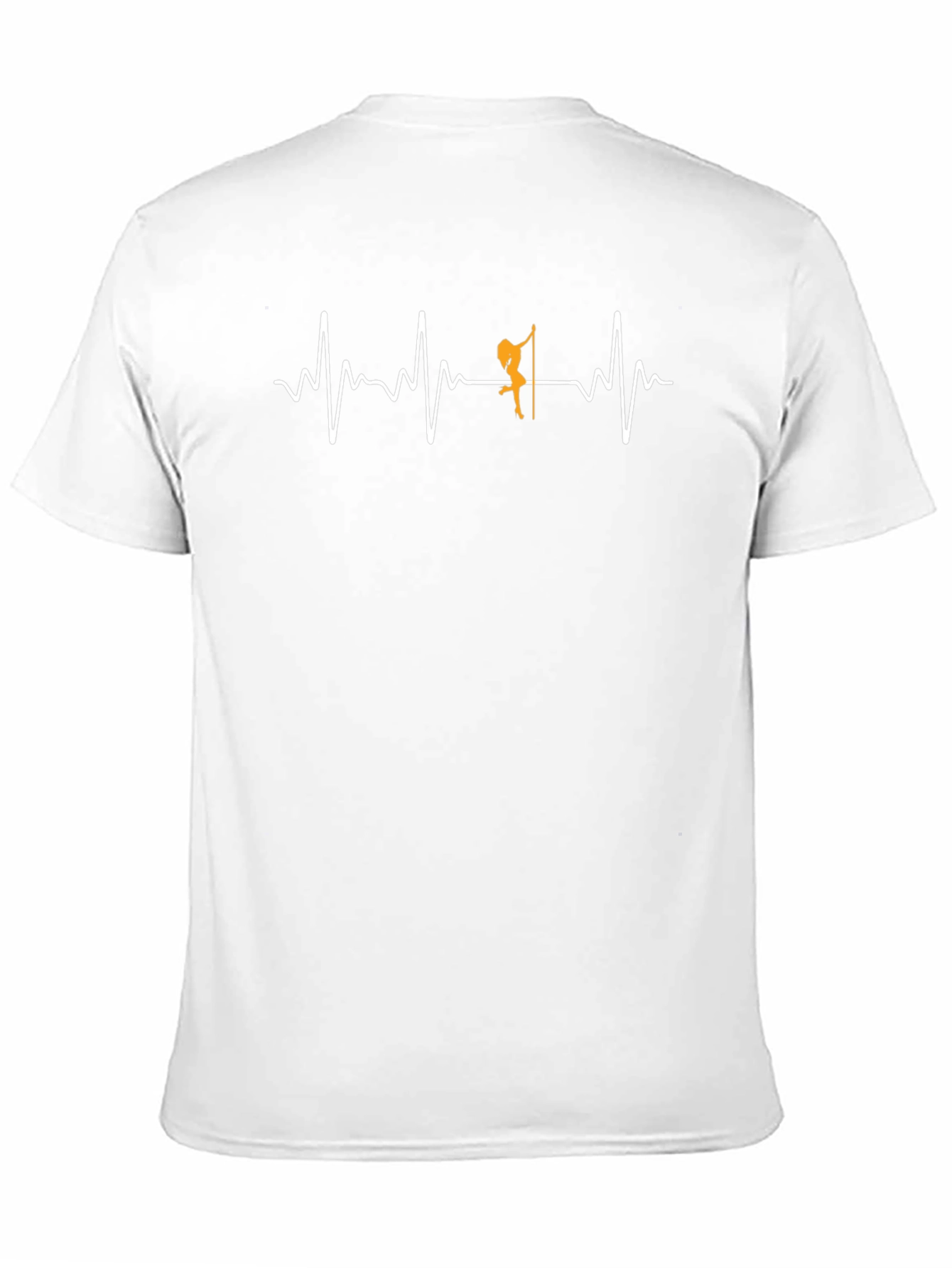 Pole Dance Heartbeat Graphic Tee - Black