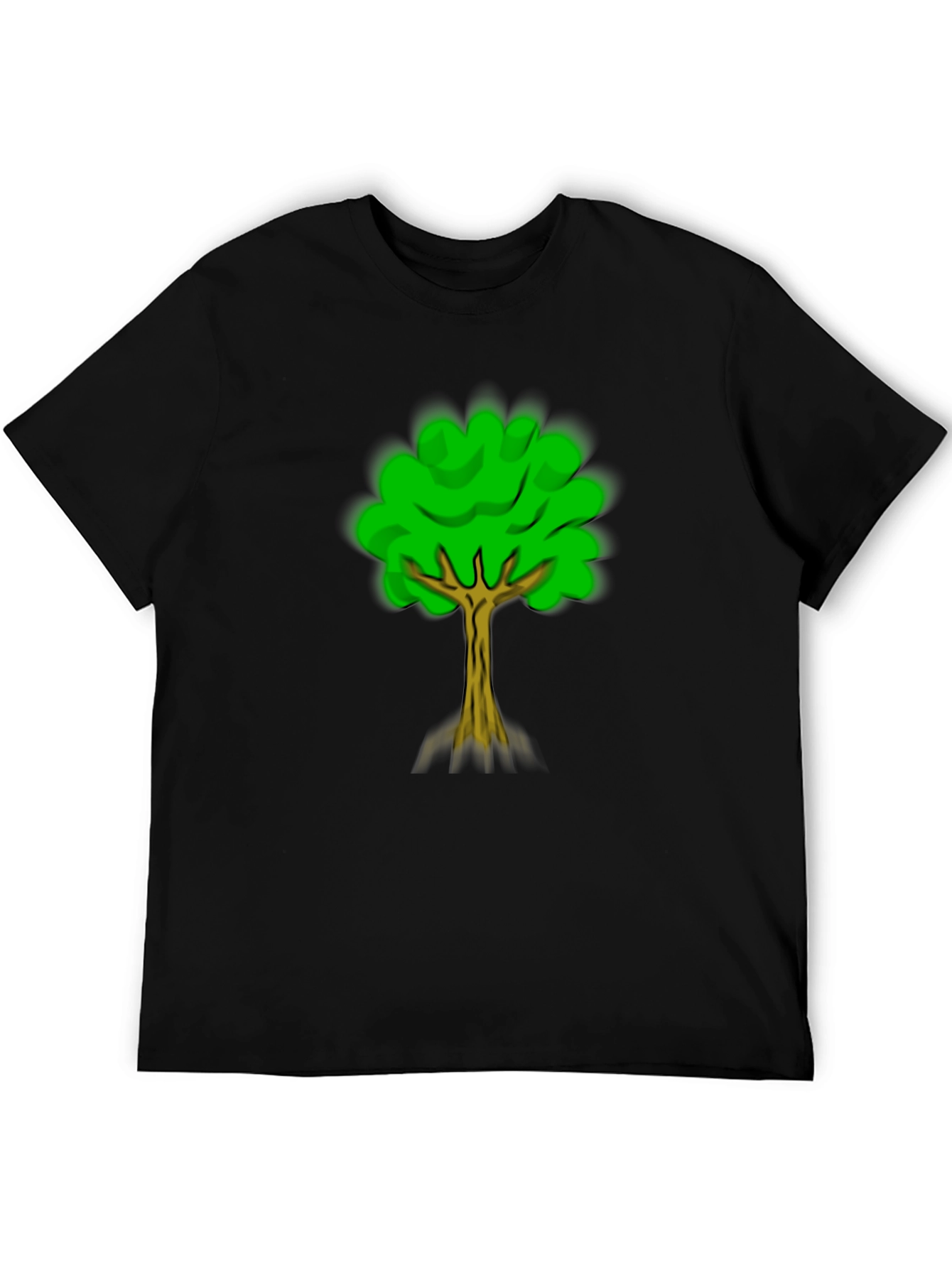 Nature Tree Graphic Tee - Black Casual Shirt
