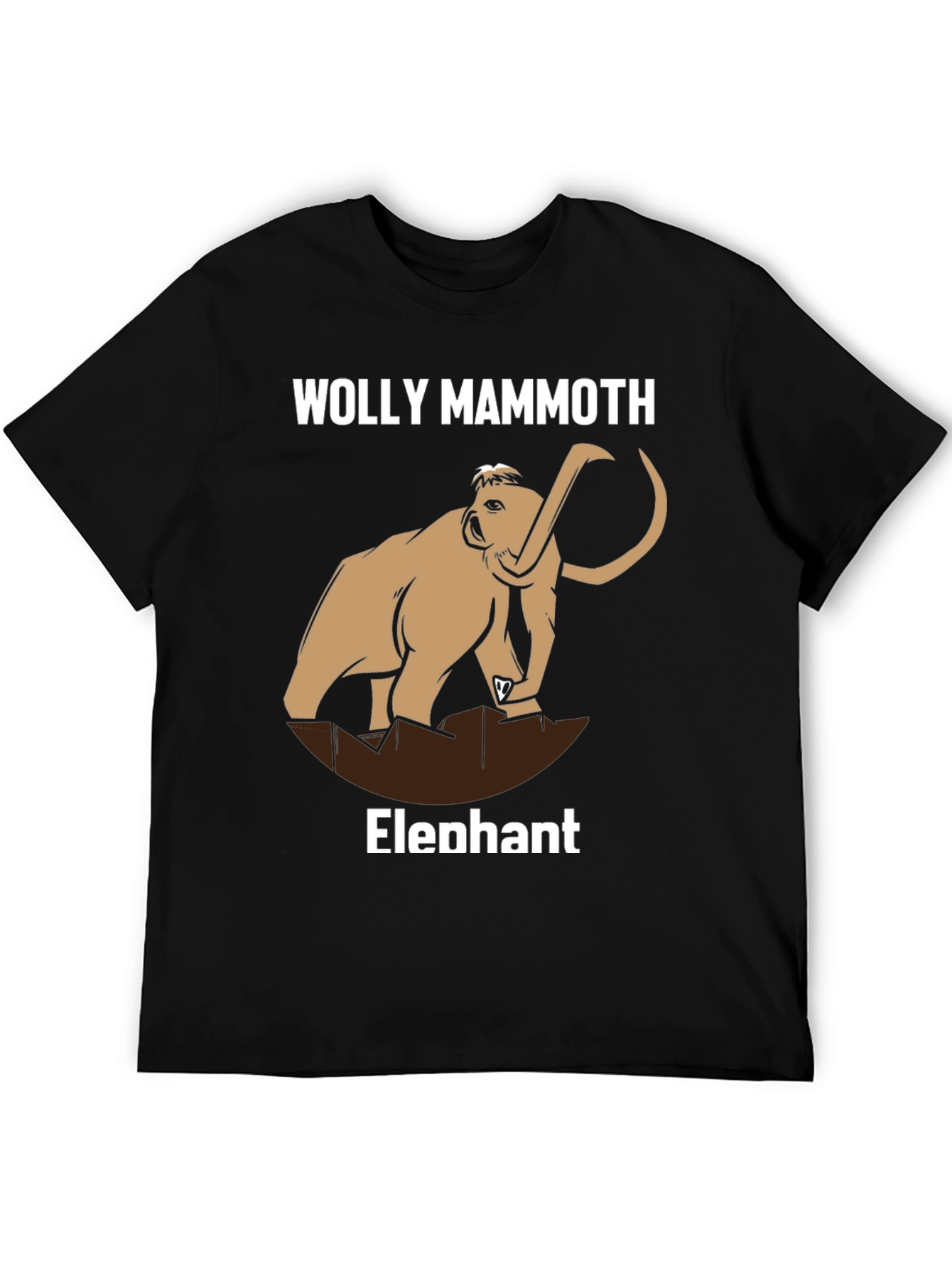 Woolly Mammoth T-Shirt - Humorous Elephant Tee