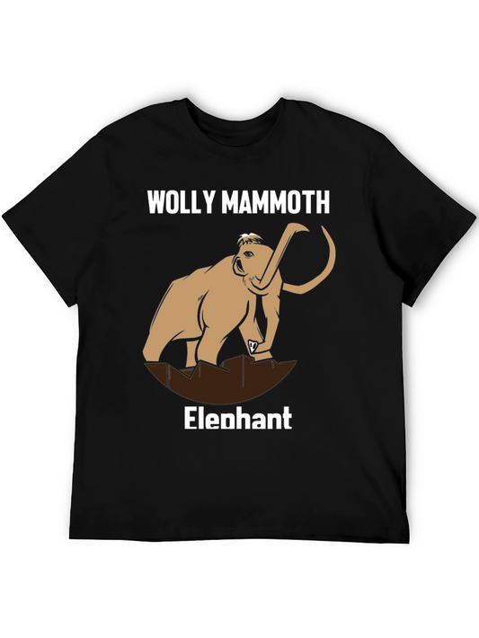 Woolly Mammoth T-Shirt - Humorous Elephant Tee