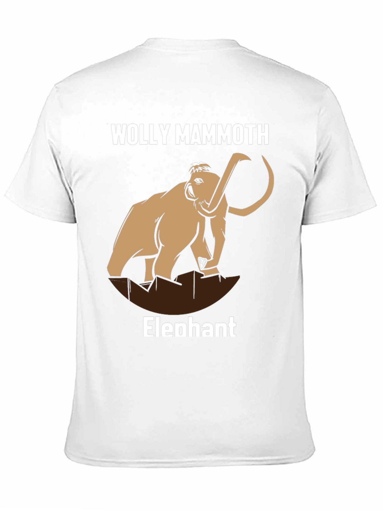 Woolly Mammoth T-Shirt - Humorous Elephant Tee