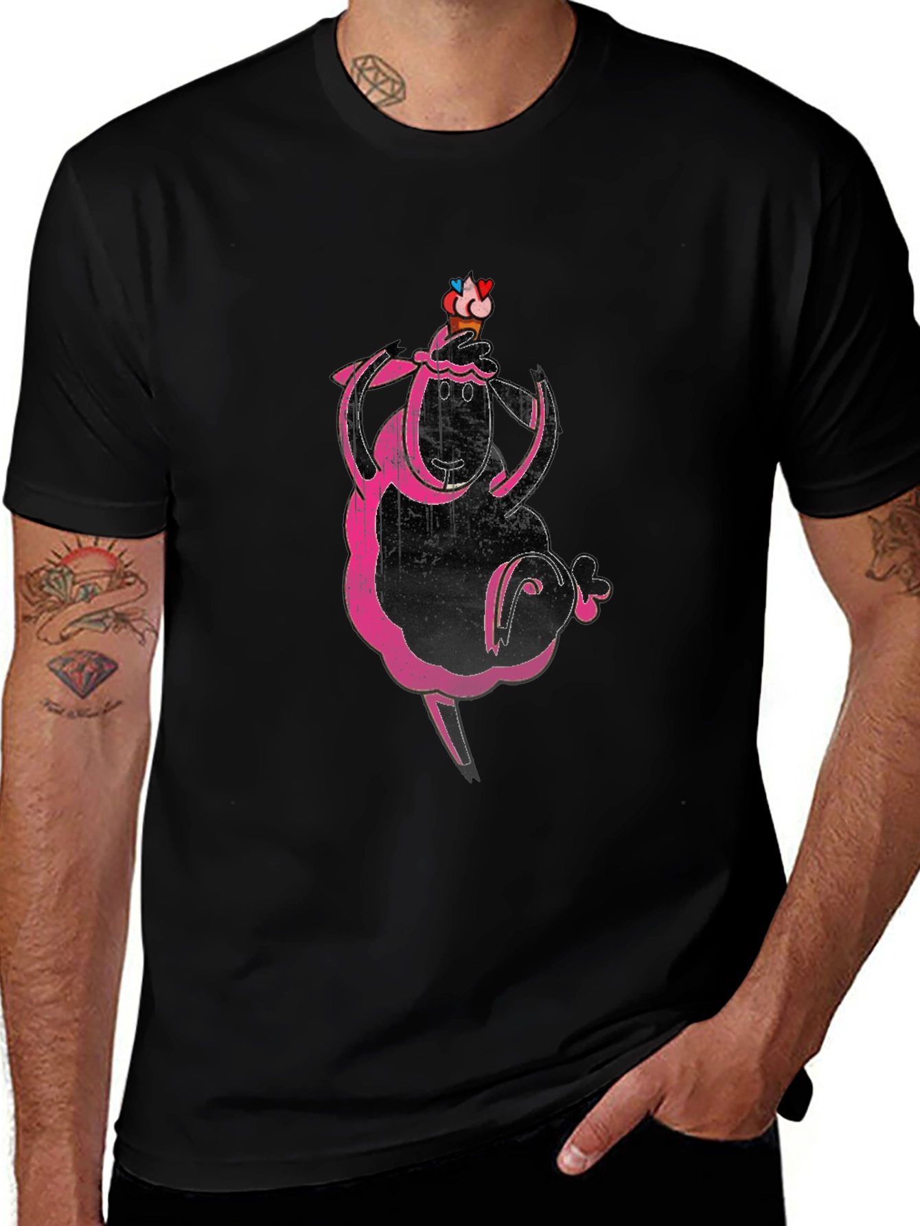 Funky Sheep T-Shirt - Quirky Graphic Tee