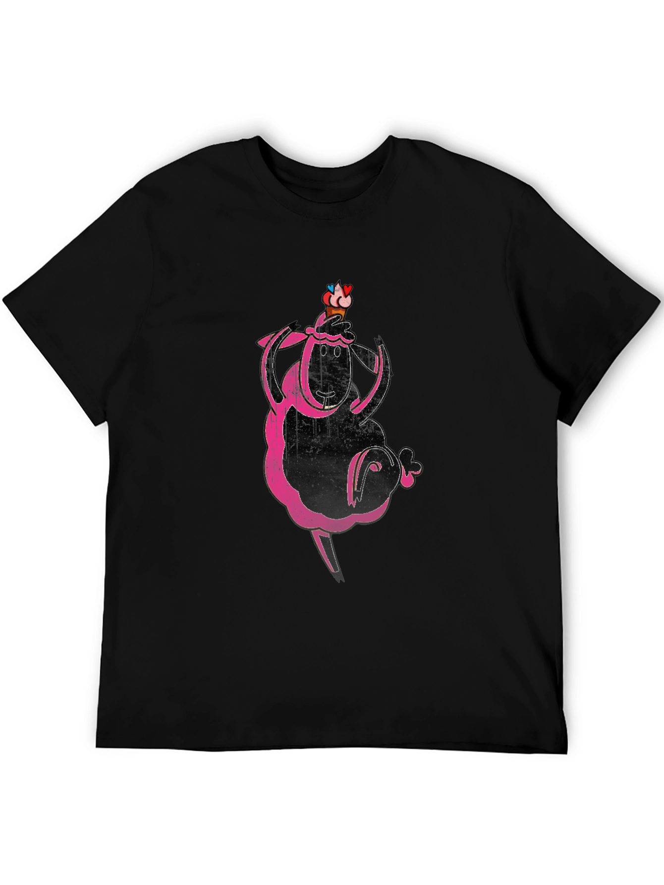 Funky Sheep T-Shirt - Quirky Graphic Tee