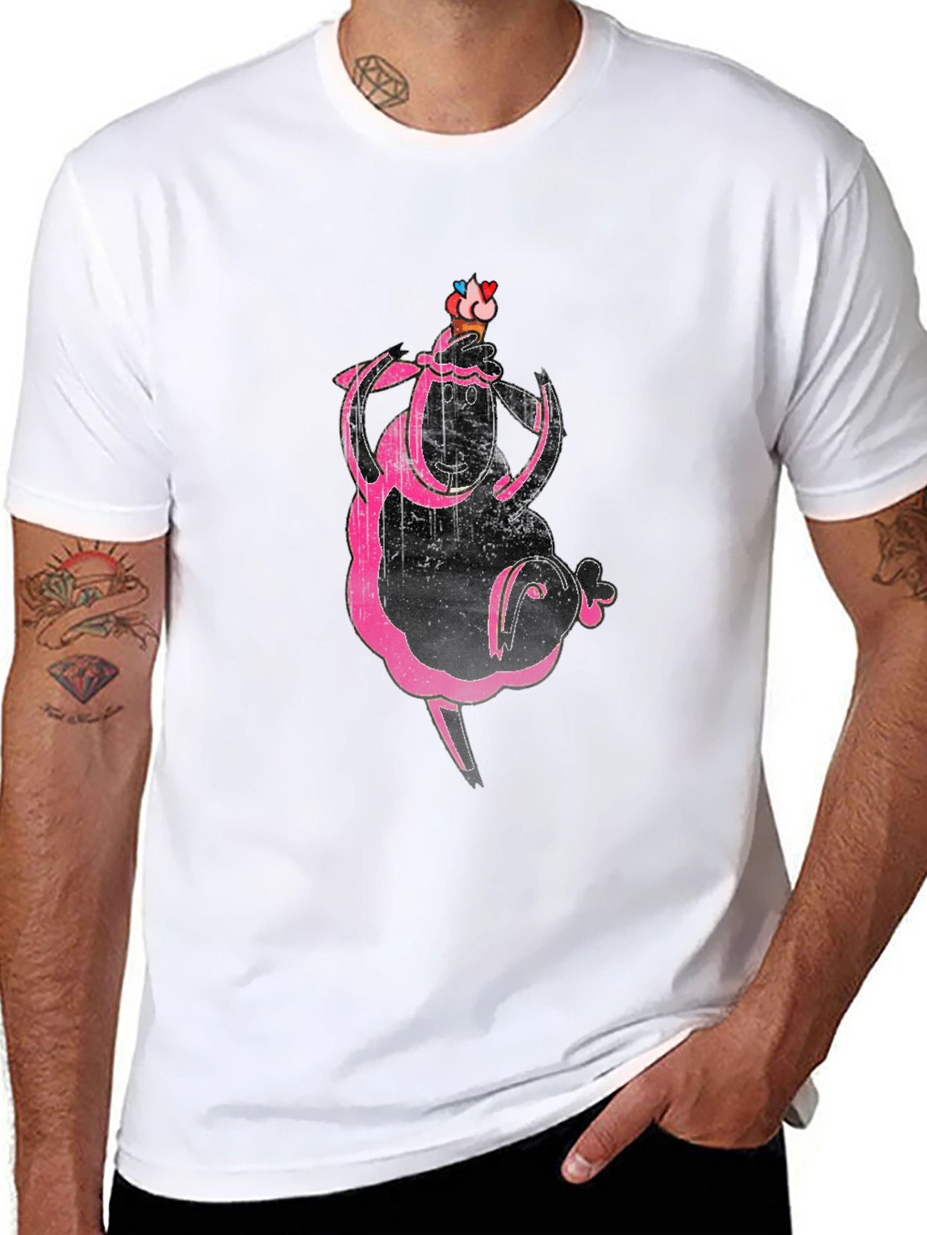 Funky Sheep T-Shirt - Quirky Graphic Tee