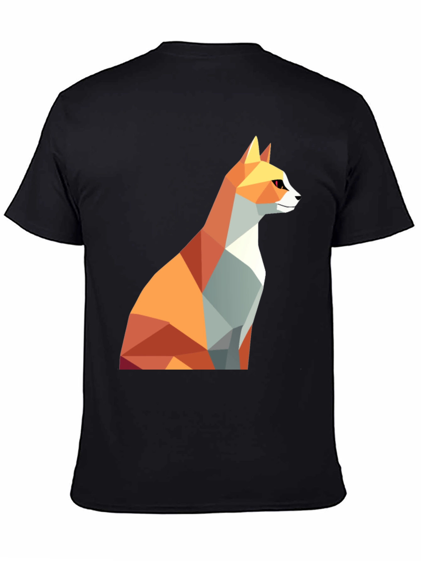 Geometric Fox Graphic Tee - Modern Design