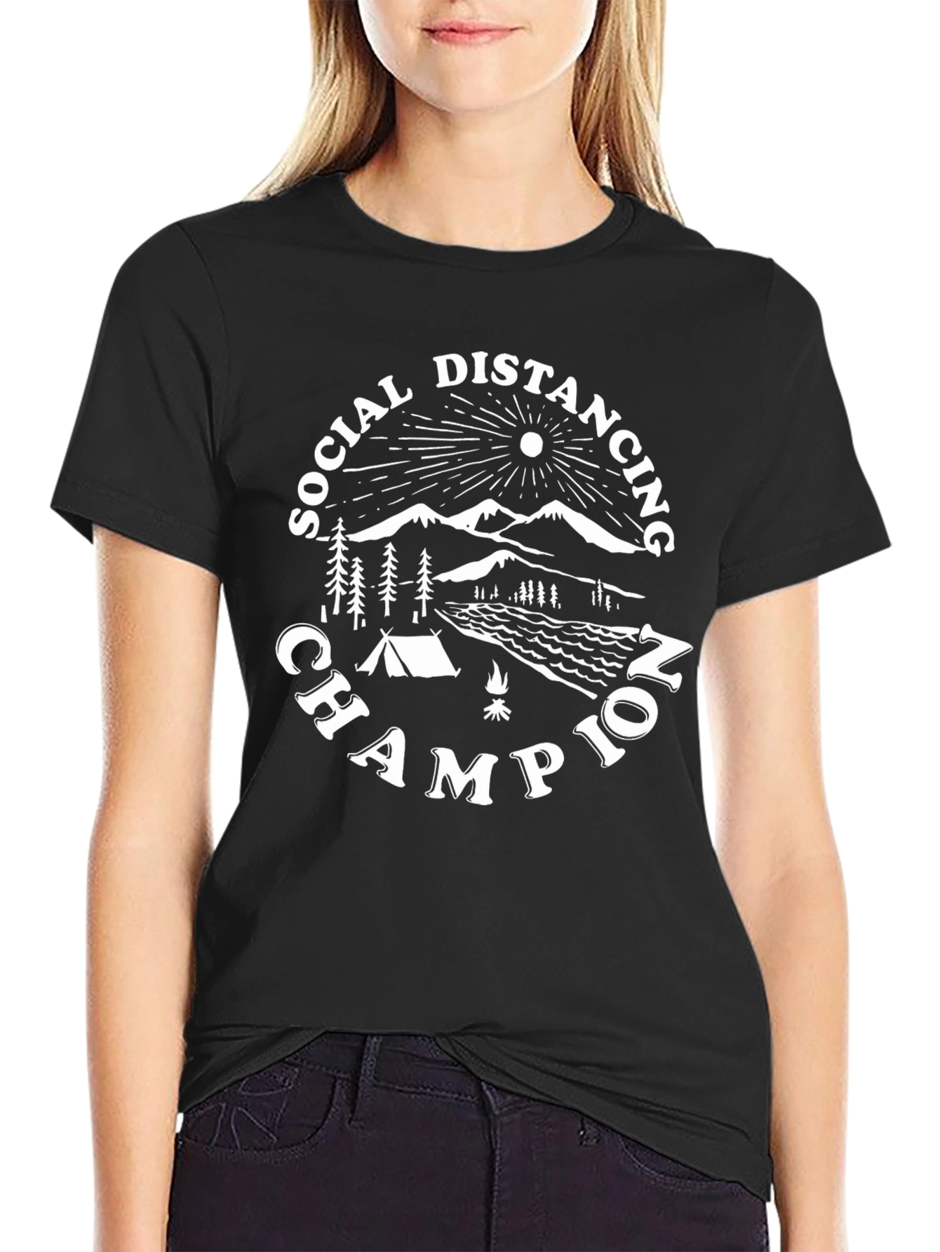 Social Distancing Champion T-Shirt