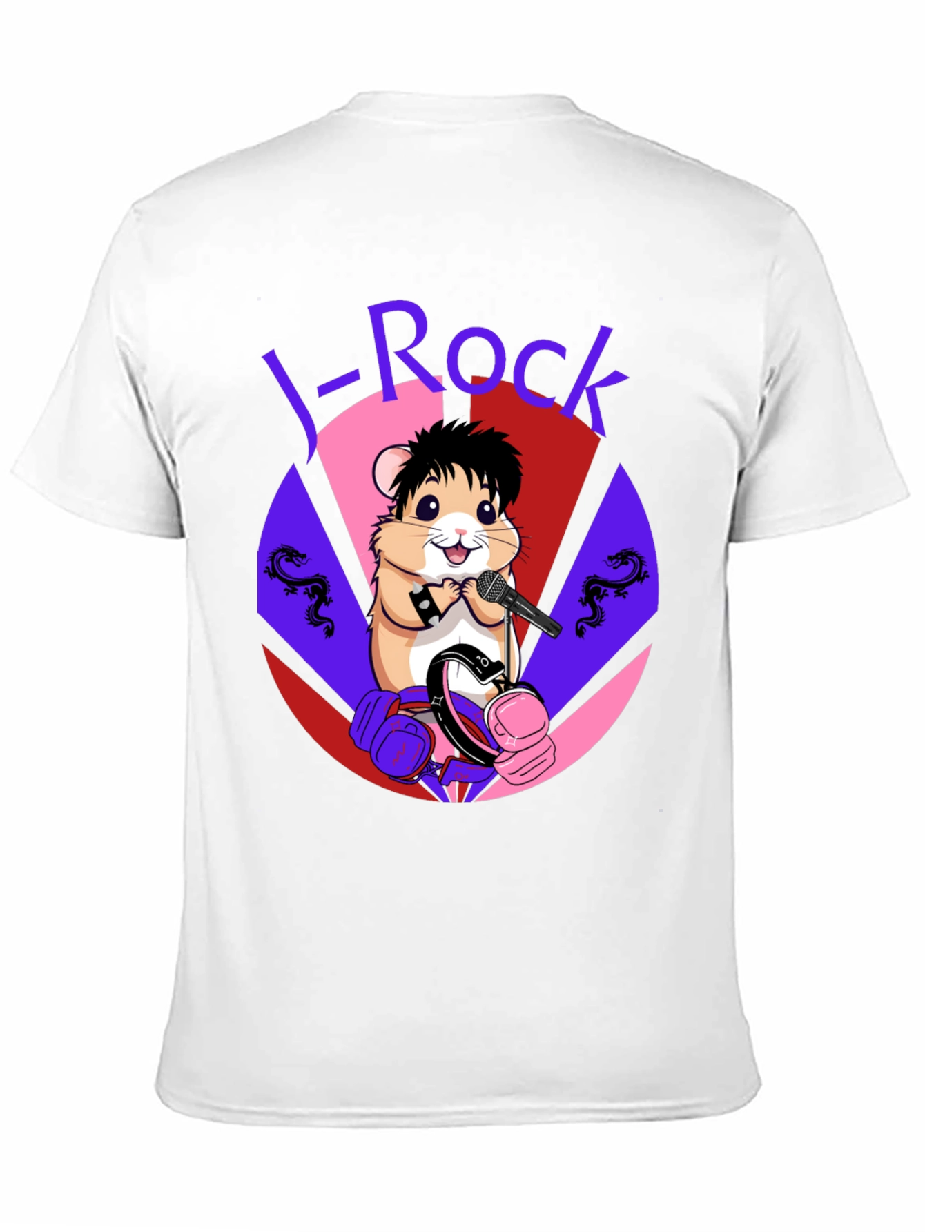 J-Rock Hamster Graphic Tee - Black