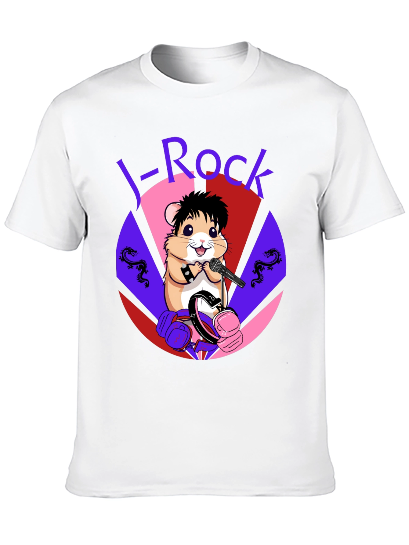 J-Rock Hamster Graphic Tee - Black