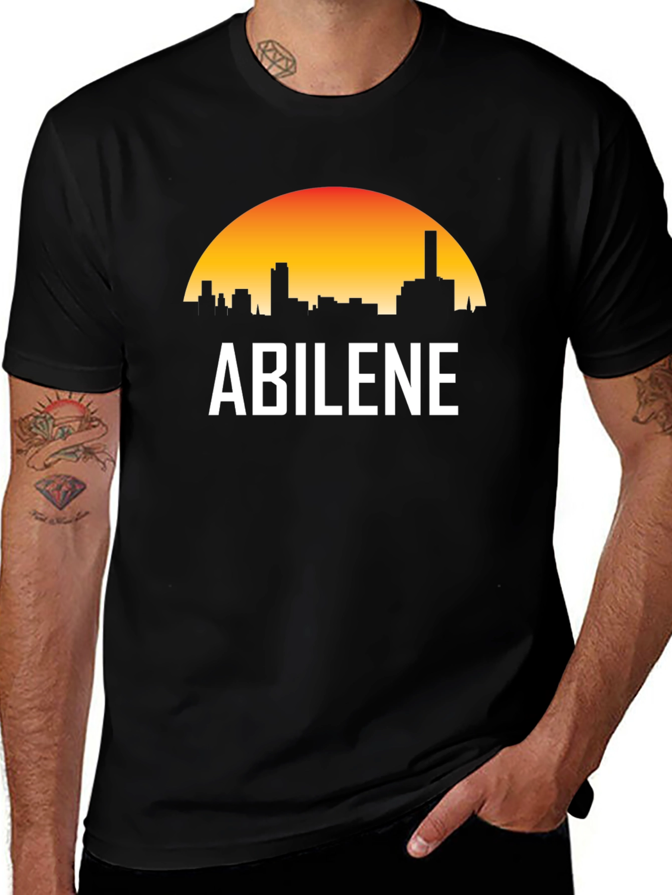 Abilene Texas Skyline Graphic T-Shirt