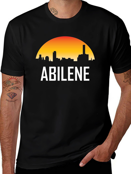 Abilene Texas Skyline Graphic T-Shirt