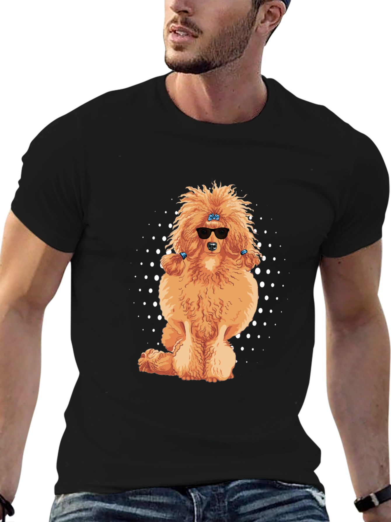 Cool Poodle T-Shirt - Dog Lover Tee
