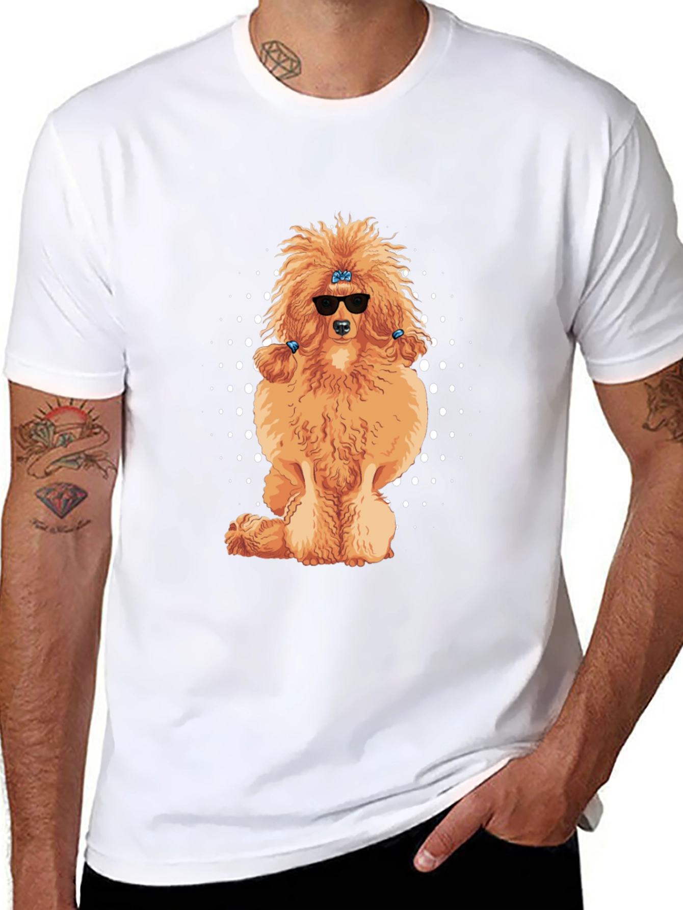 Cool Poodle T-Shirt - Dog Lover Tee