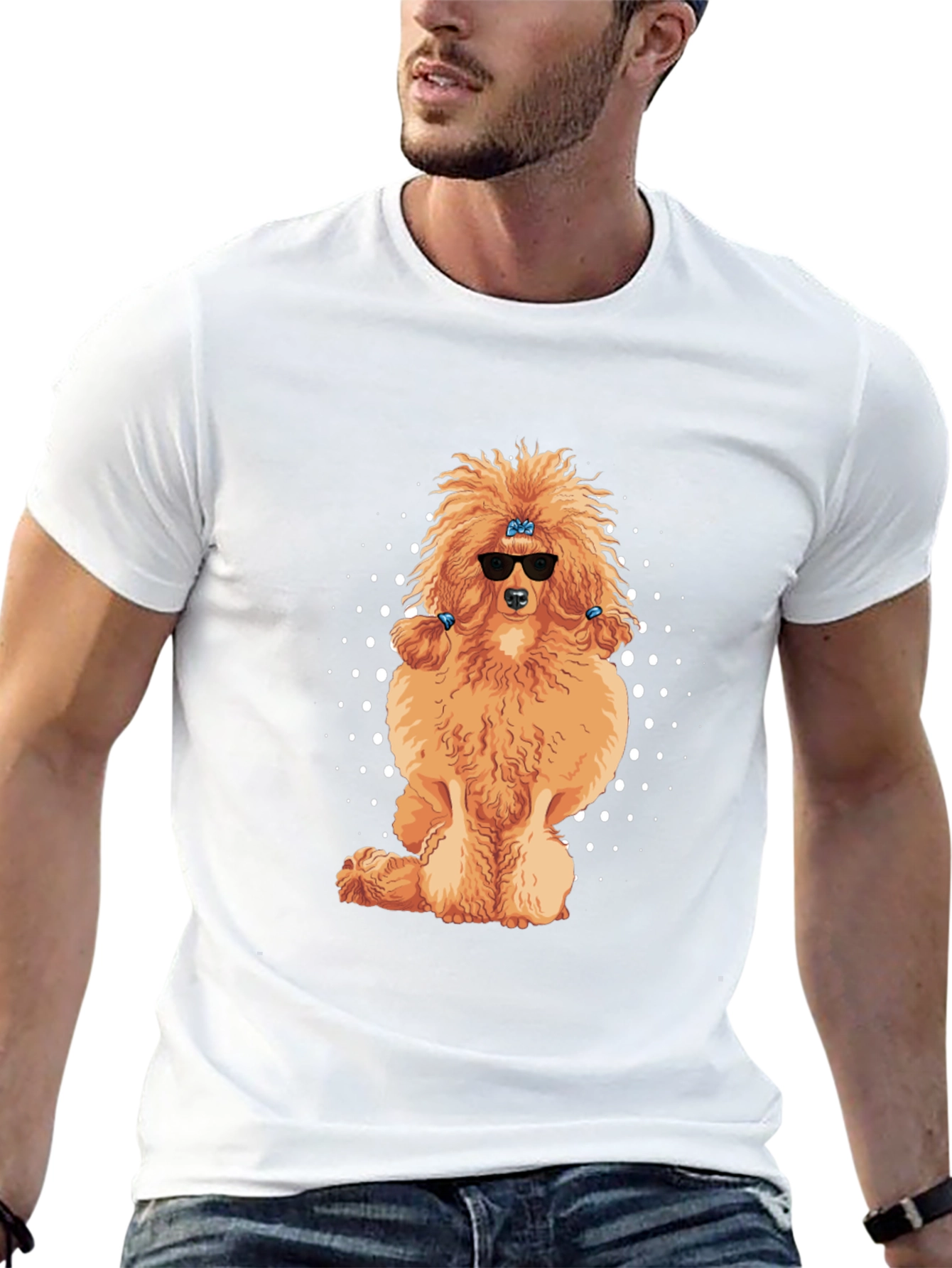Cool Poodle T-Shirt - Dog Lover Tee