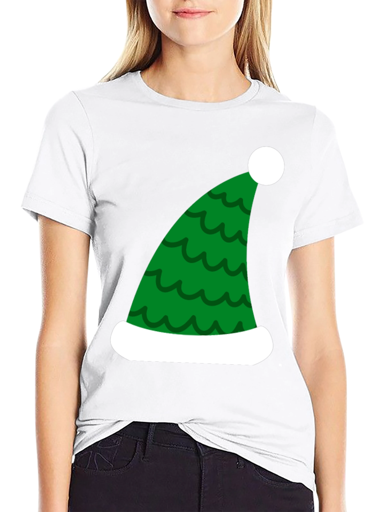 Festive Christmas Elf Hat T-Shirt