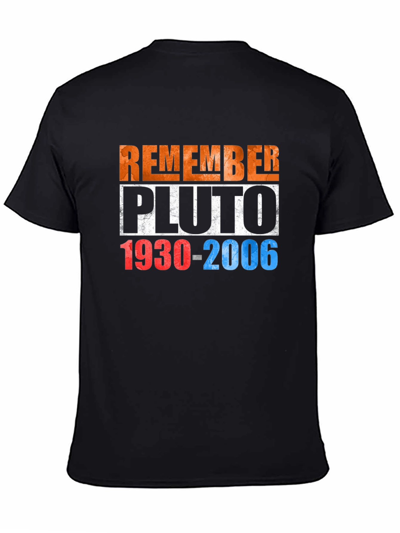 Remember Pluto T-Shirt - Retro Space Design