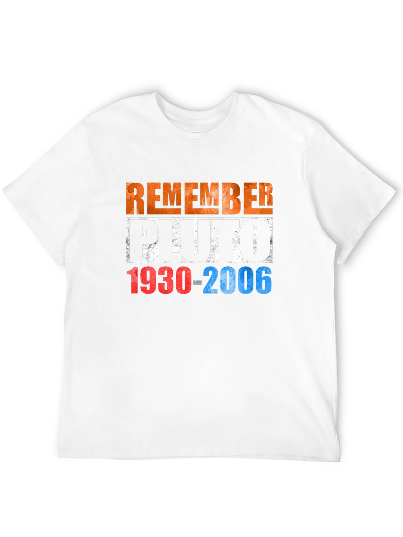Remember Pluto T-Shirt - Retro Space Design