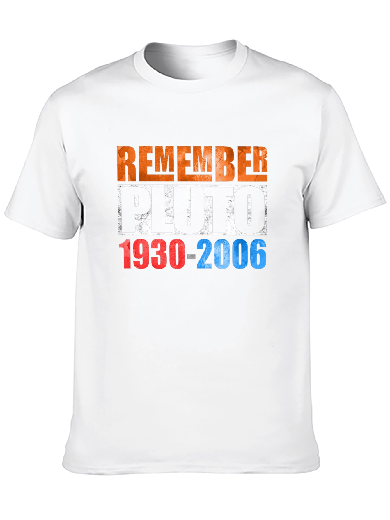 Remember Pluto T-Shirt - Retro Space Design