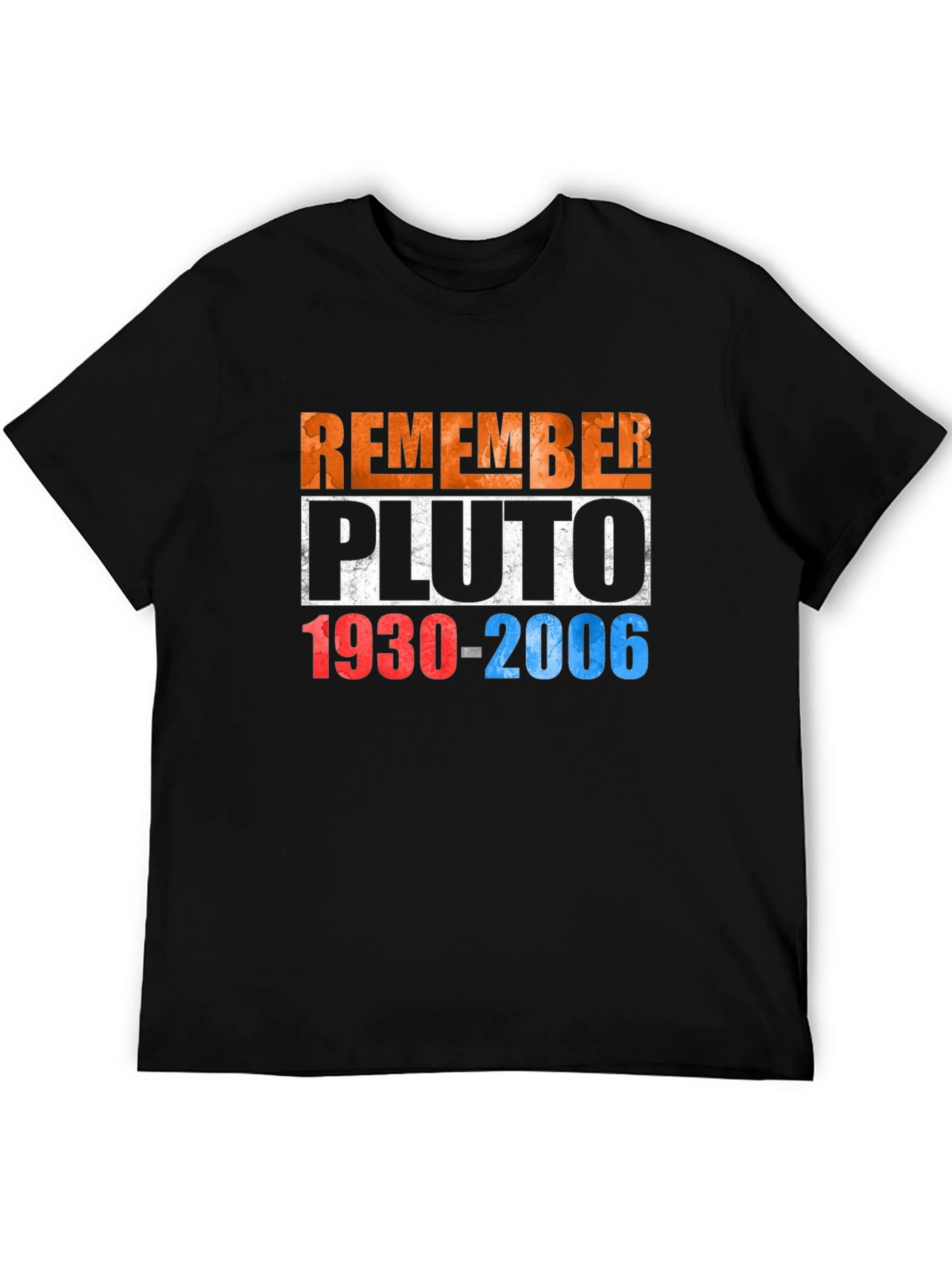 Remember Pluto T-Shirt - Retro Space Design