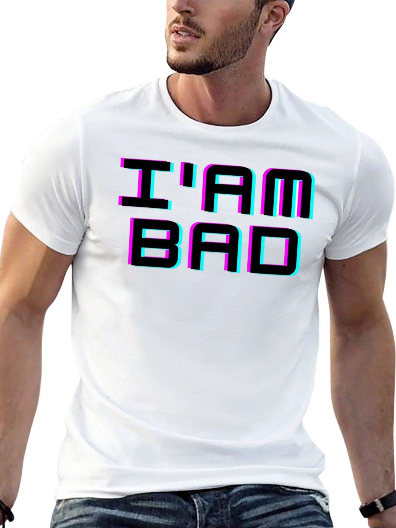 Im Bad Glitch T-Shirt - Bold Graphic Print