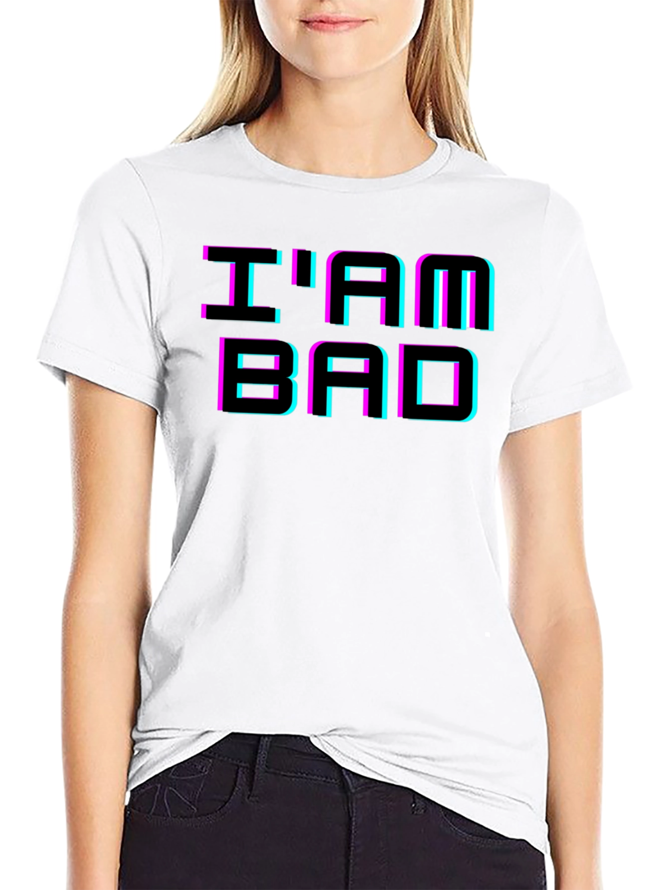Im Bad Glitch T-Shirt - Bold Graphic Print