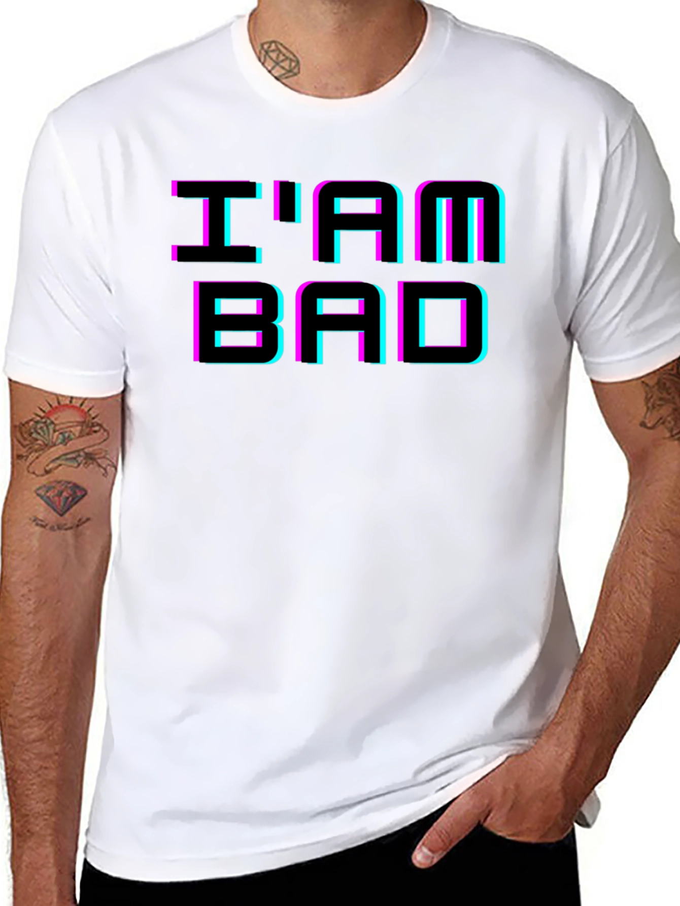 Im Bad Glitch T-Shirt - Bold Graphic Print