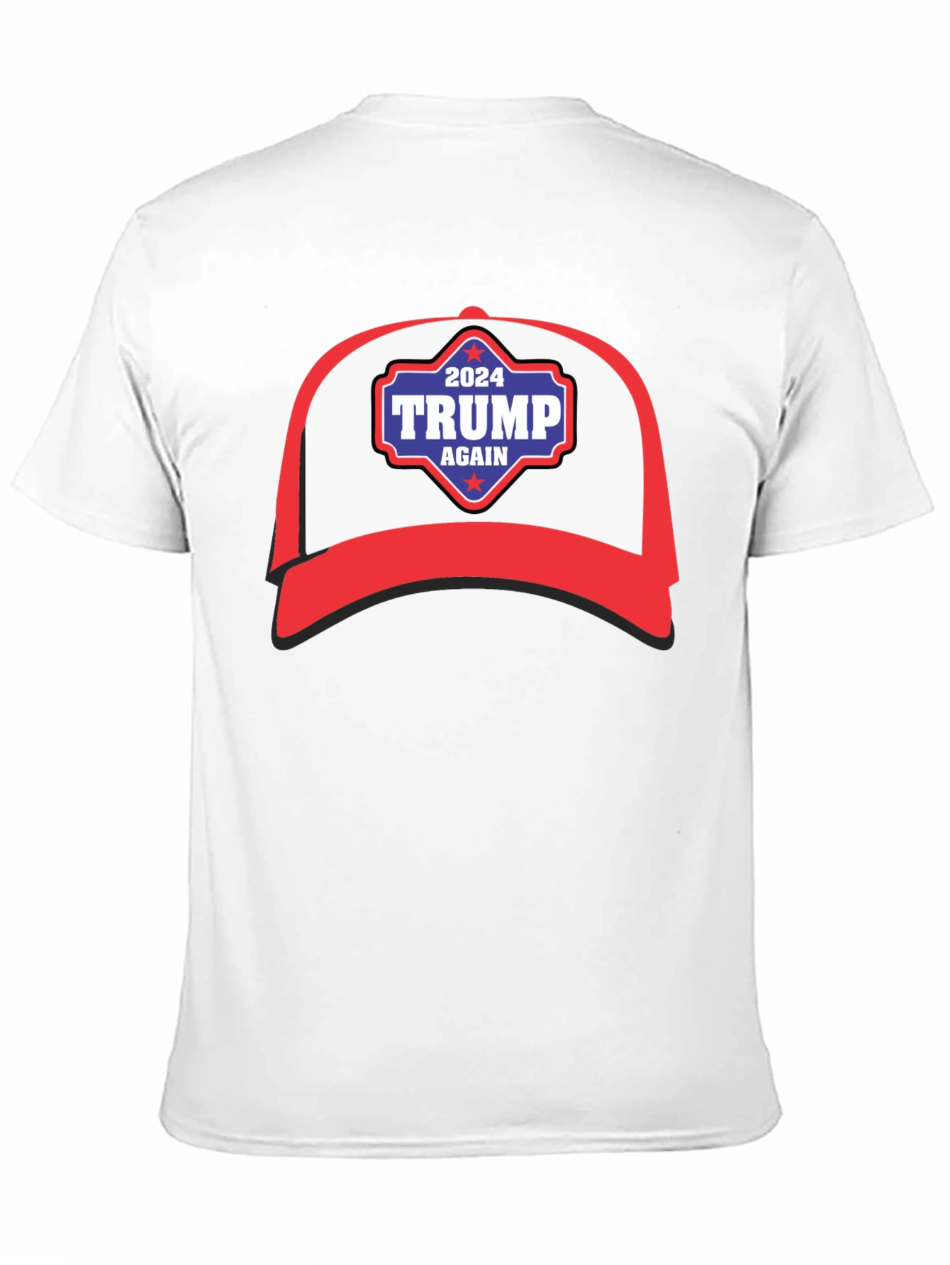 Trump 2024 Again T-Shirt MAGA Hat Graphic Tee
