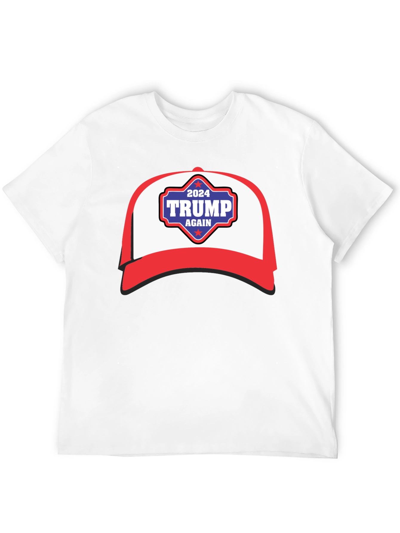 Trump 2024 Again T-Shirt MAGA Hat Graphic Tee