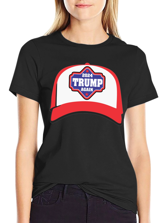 Trump 2024 Again T-Shirt MAGA Hat Graphic Tee