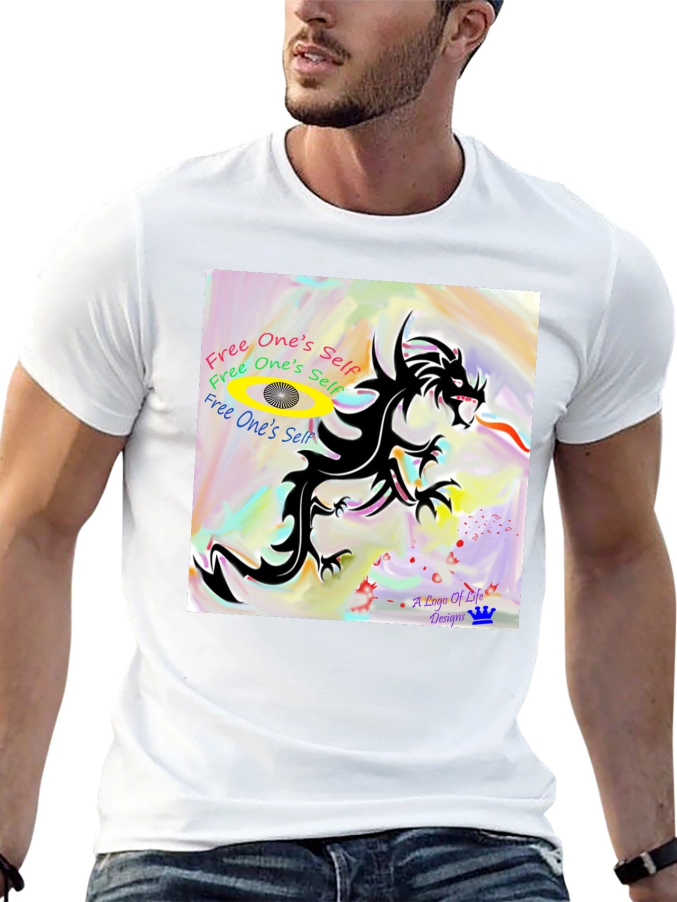 Dragon Graphic Tee - Free Your Spirit