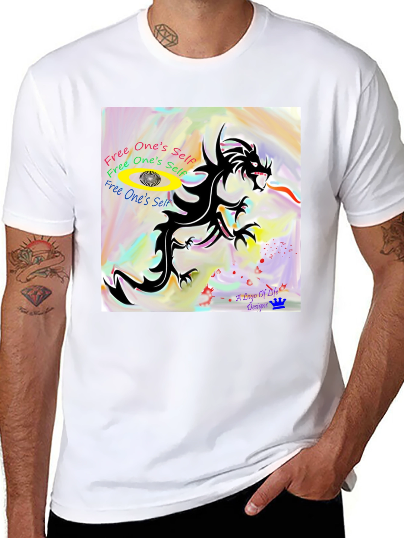 Dragon Graphic Tee - Free Your Spirit