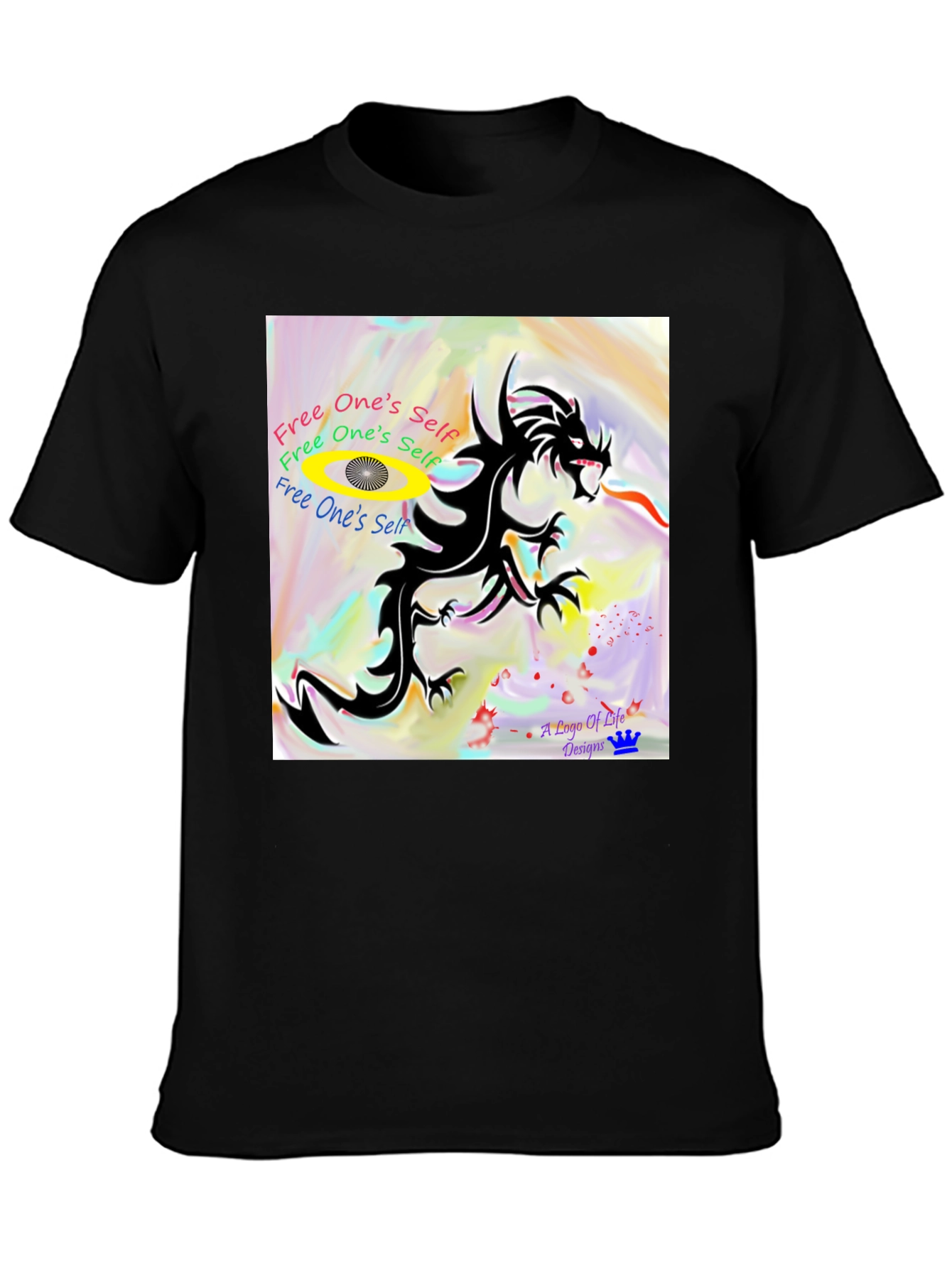 Dragon Graphic Tee - Free Your Spirit