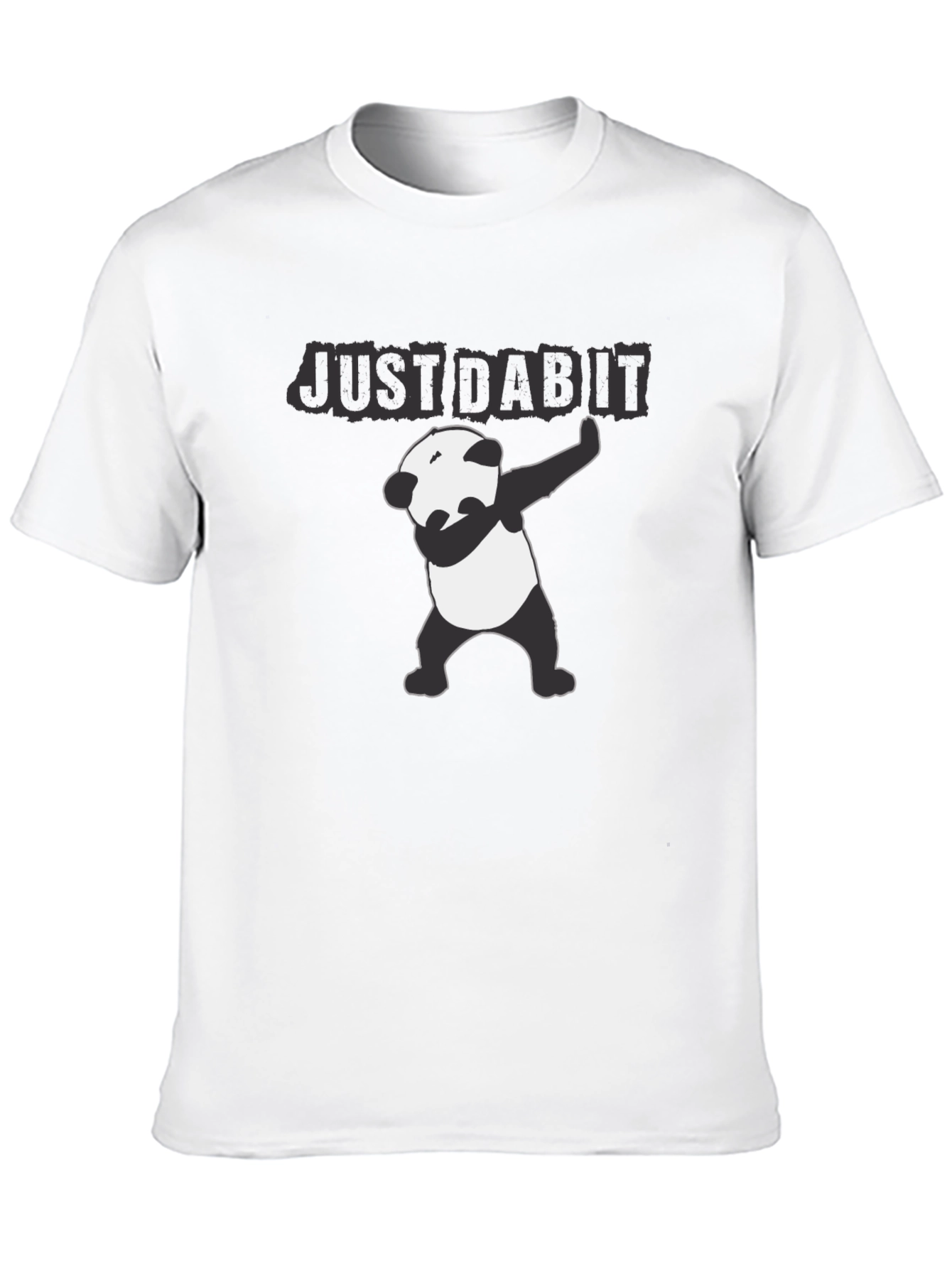 Just Dab It Panda T-Shirt - Black