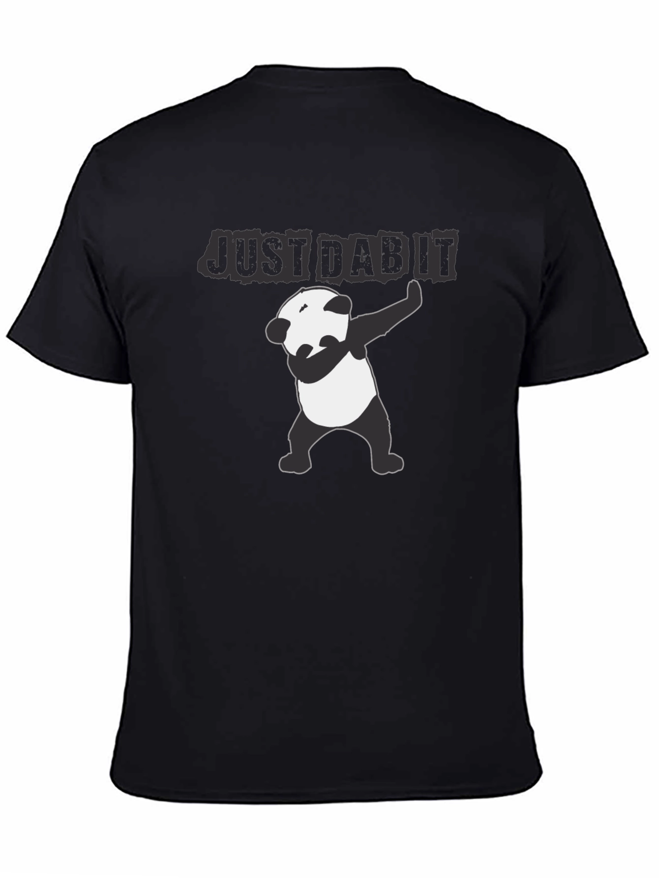 Just Dab It Panda T-Shirt - Black