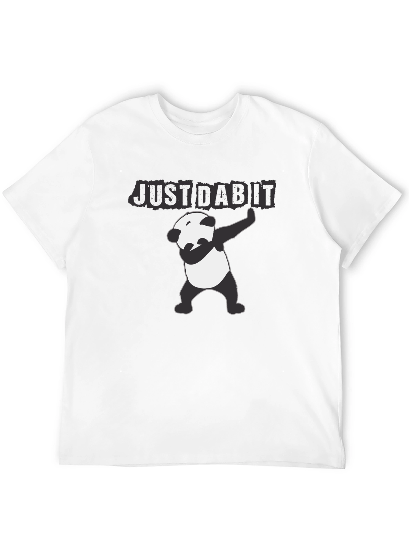 Just Dab It Panda T-Shirt - Black