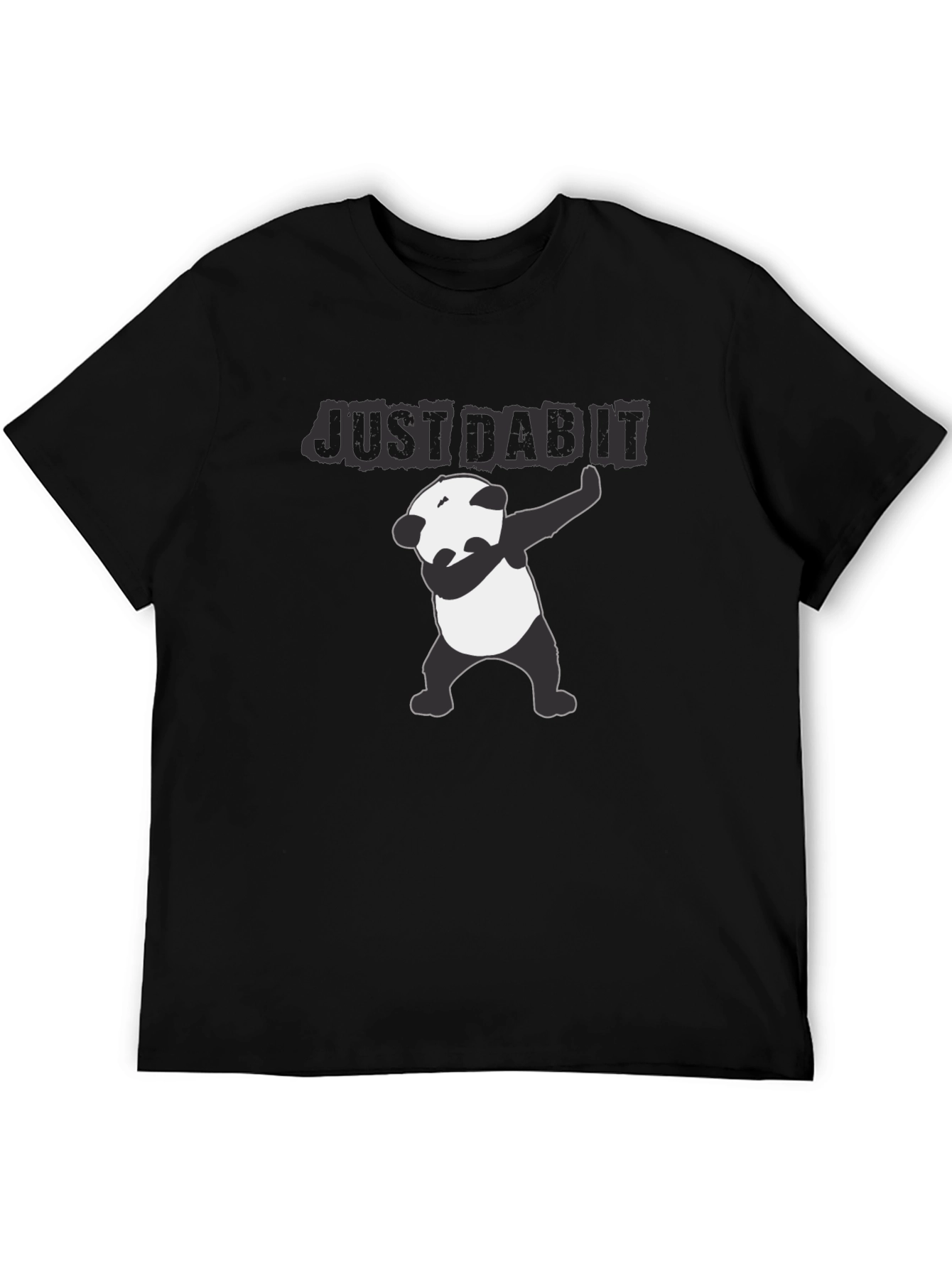 Just Dab It Panda T-Shirt - Black