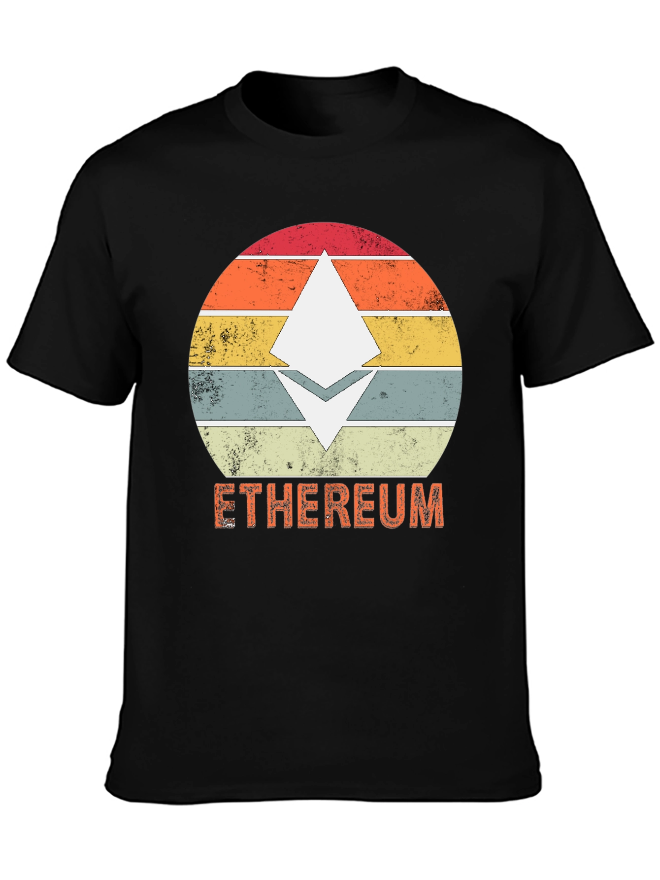 Ethereum Retro Style T-Shirt - Crypto Fashion