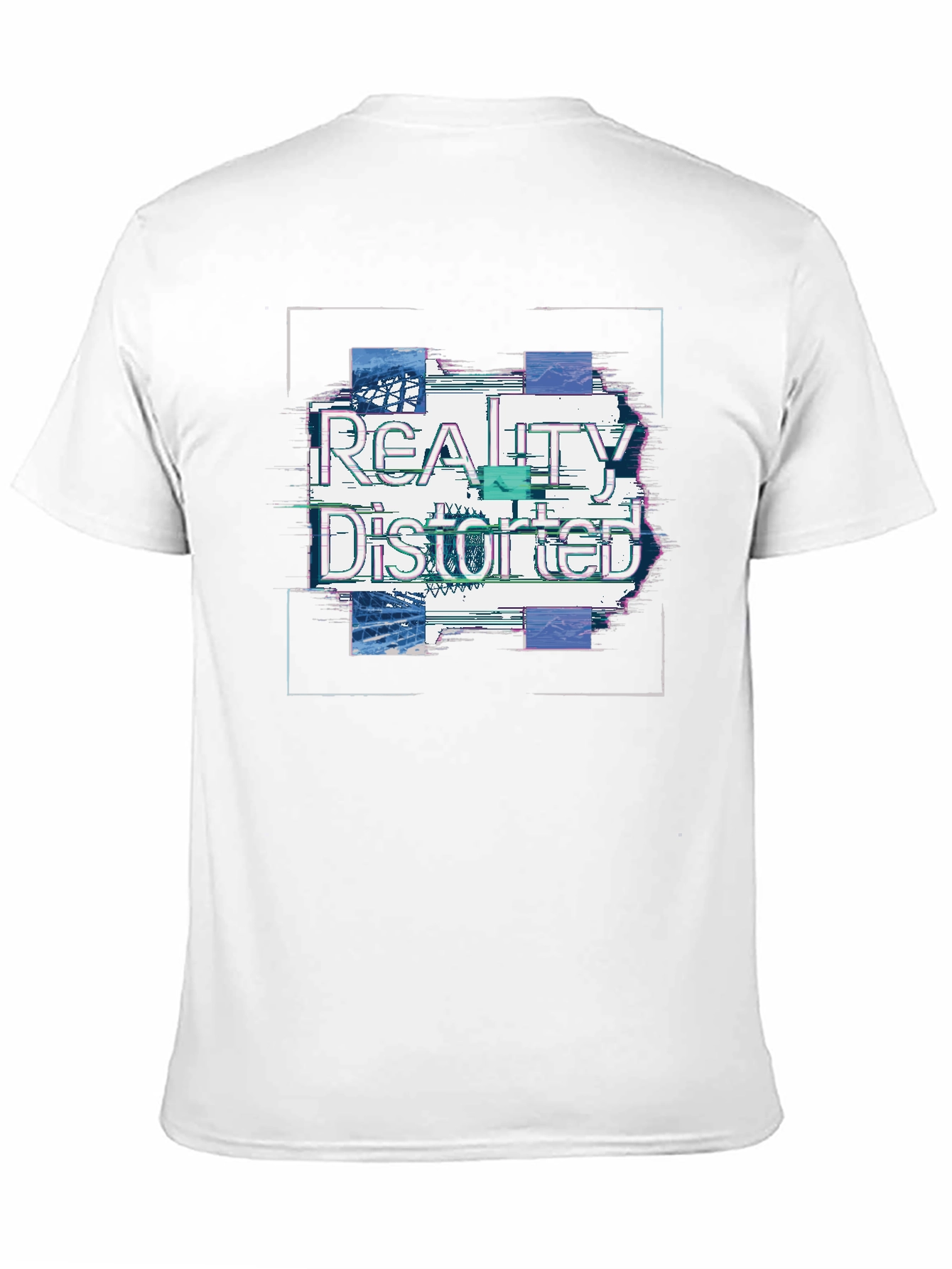 Reality Distorted Graphic T-Shirt - Stylish Black Tee