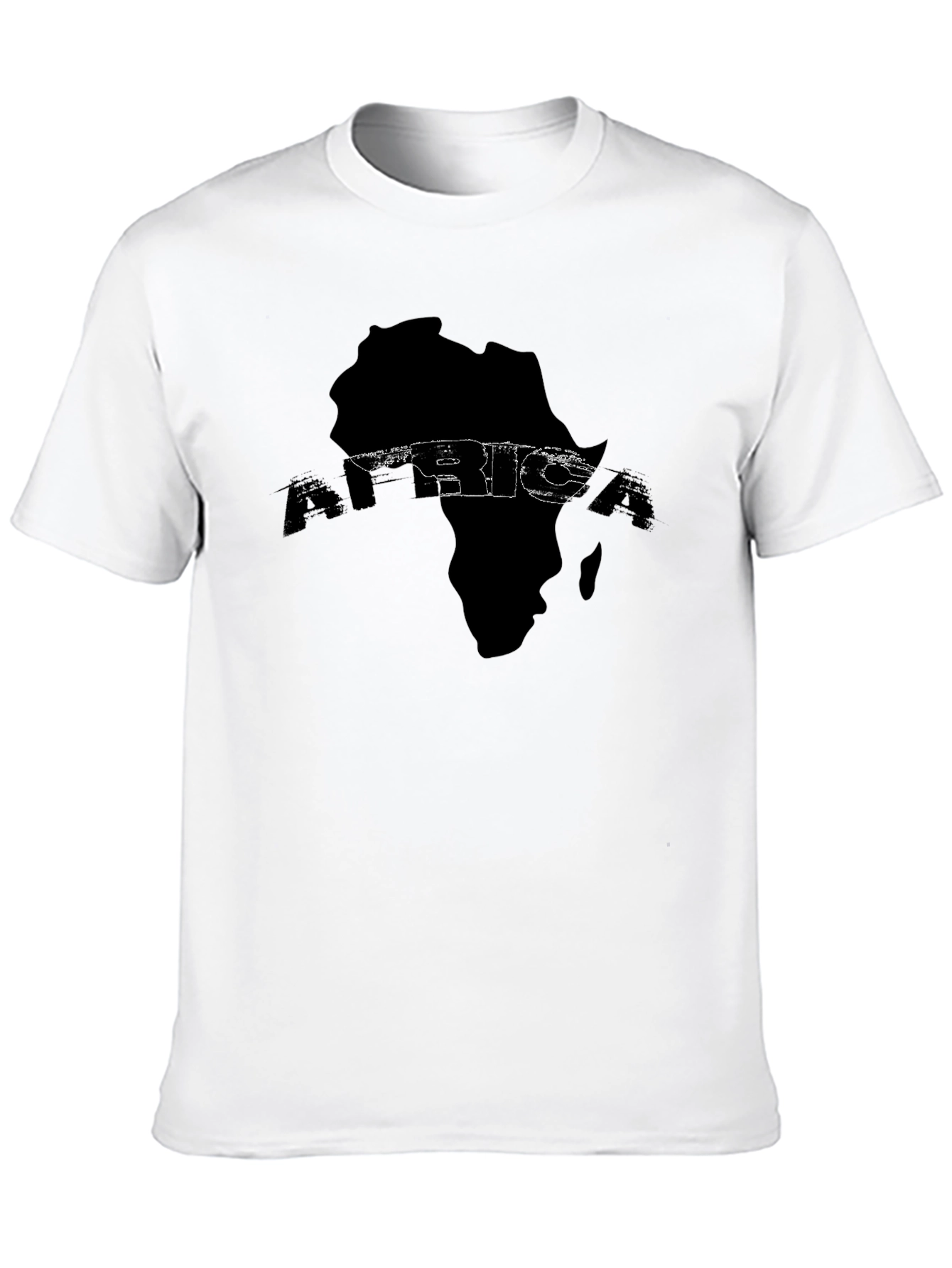 Africa Map Graphic Tee - Black