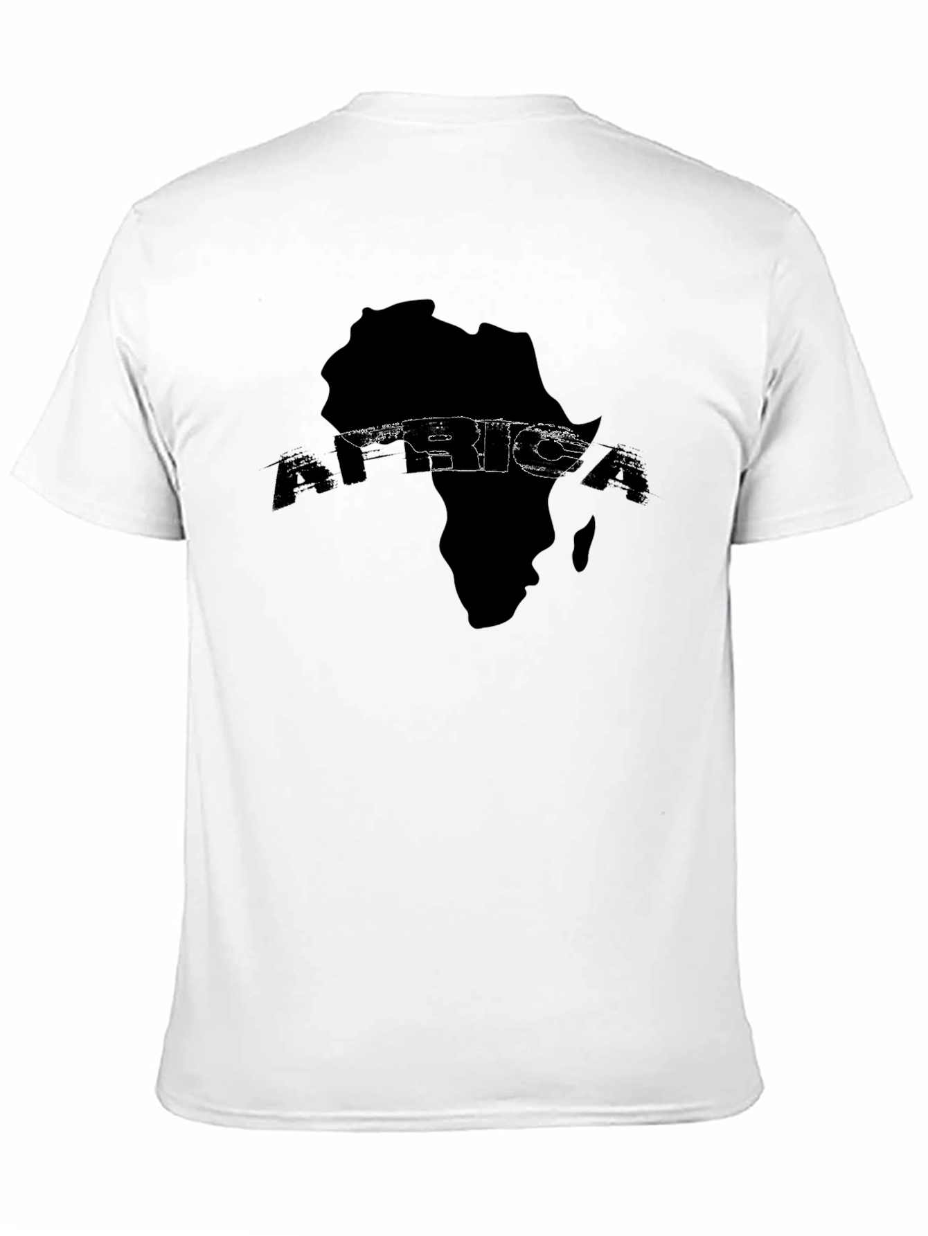 Africa Map Graphic Tee - Black