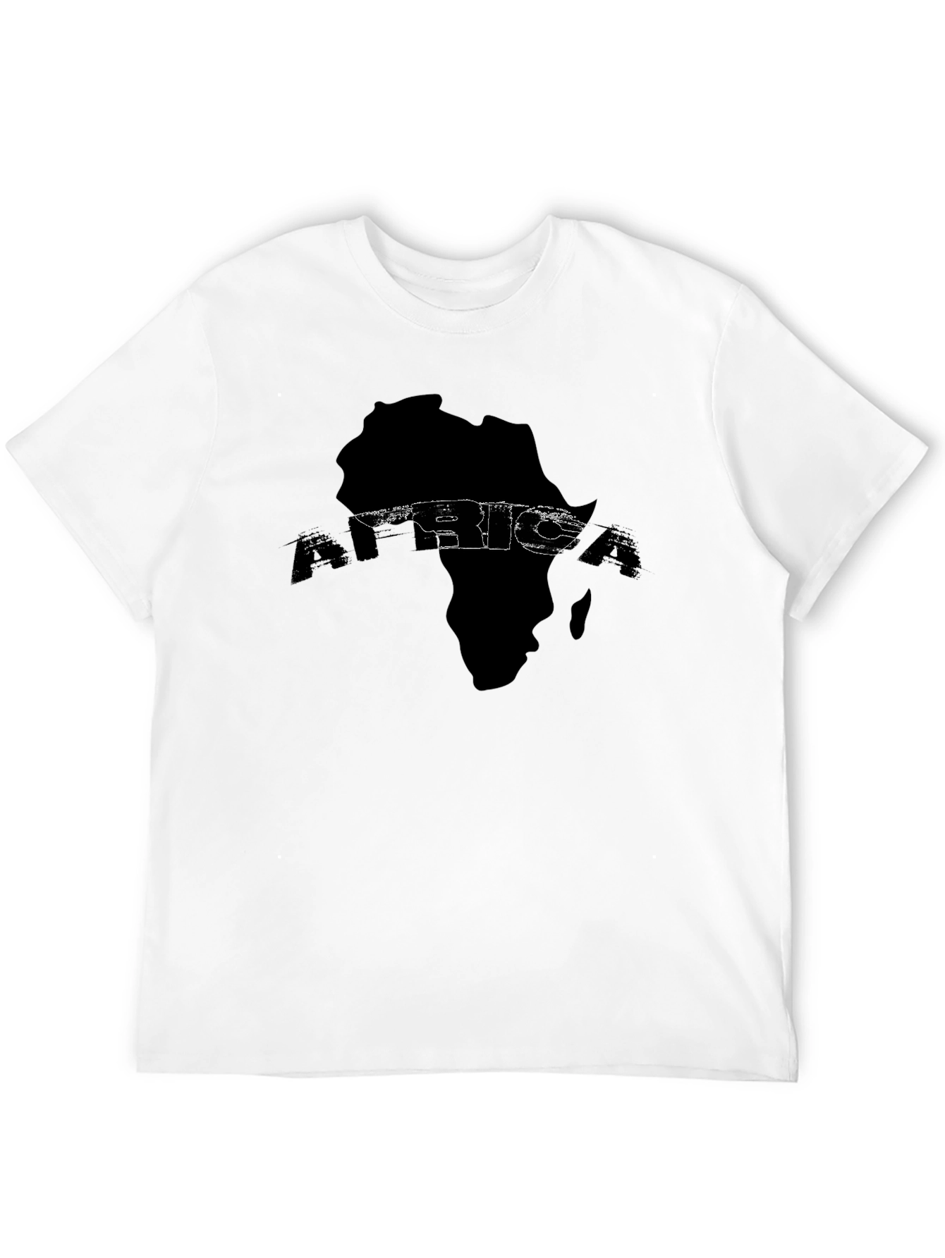 Africa Map Graphic Tee - Black