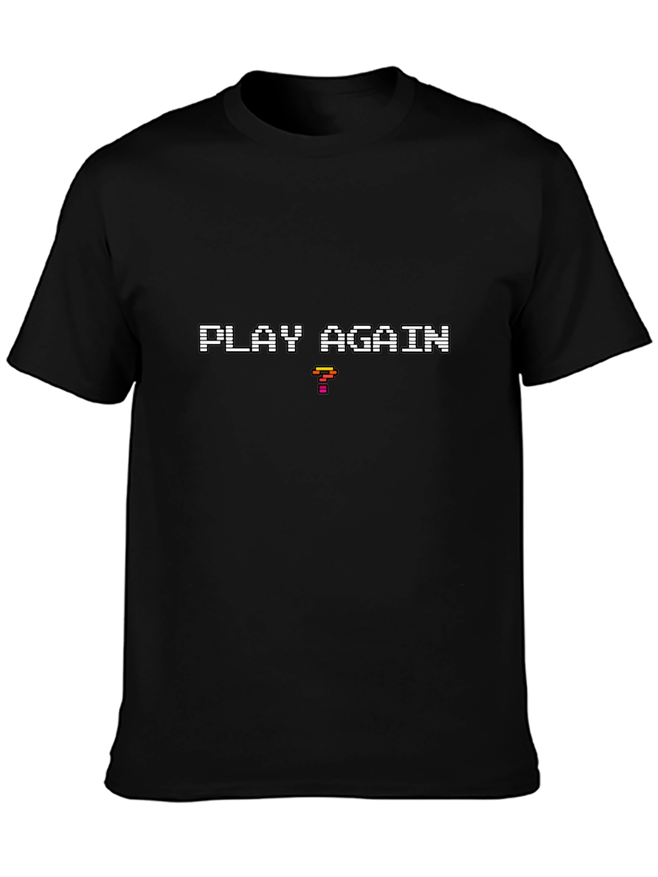 Pixel Play Again Graphic Tee - Gamer Style