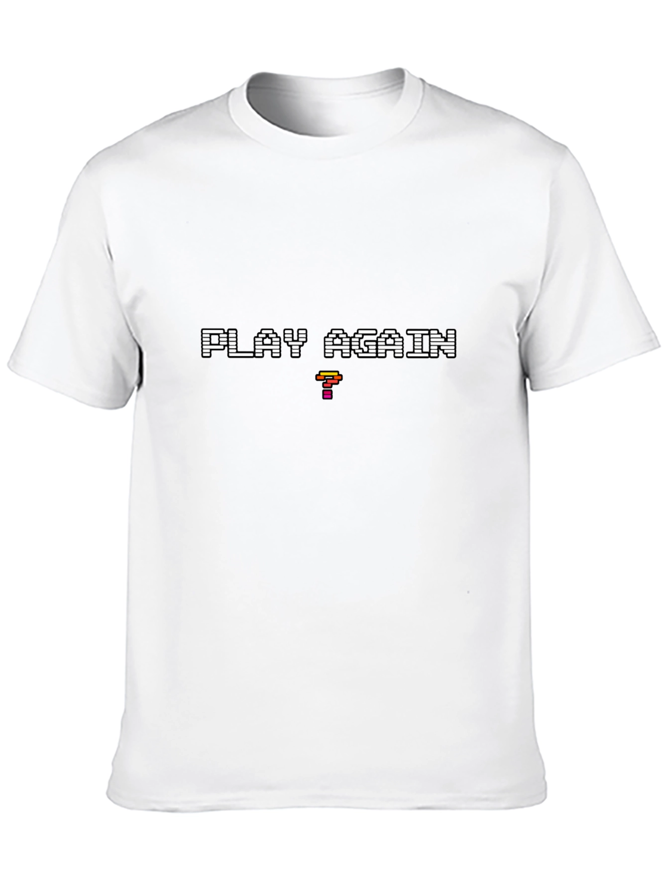 Pixel Play Again Graphic Tee - Gamer Style