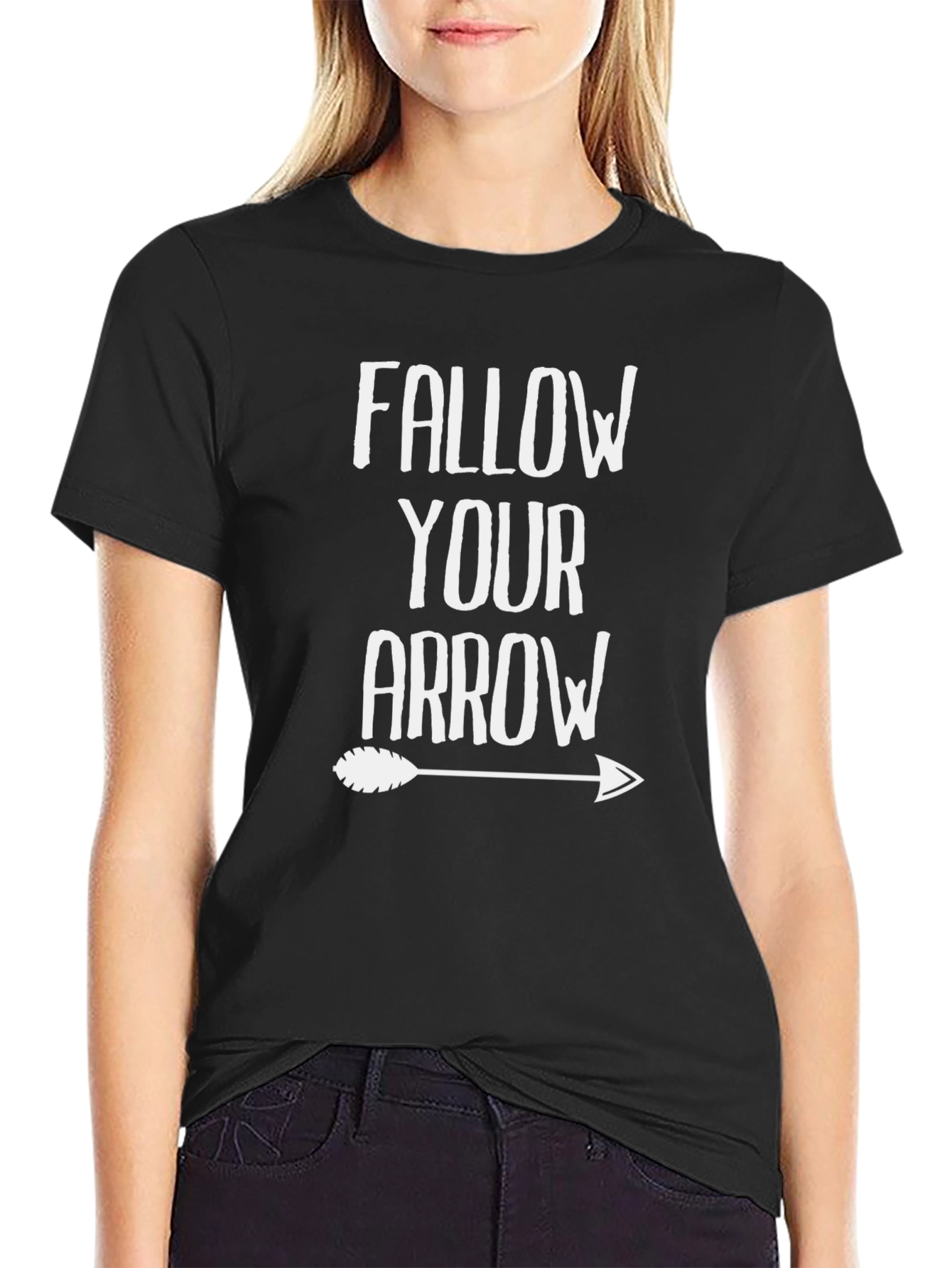 Fallow Your Arrow Graphic T-Shirt - Trendy & Stylish
