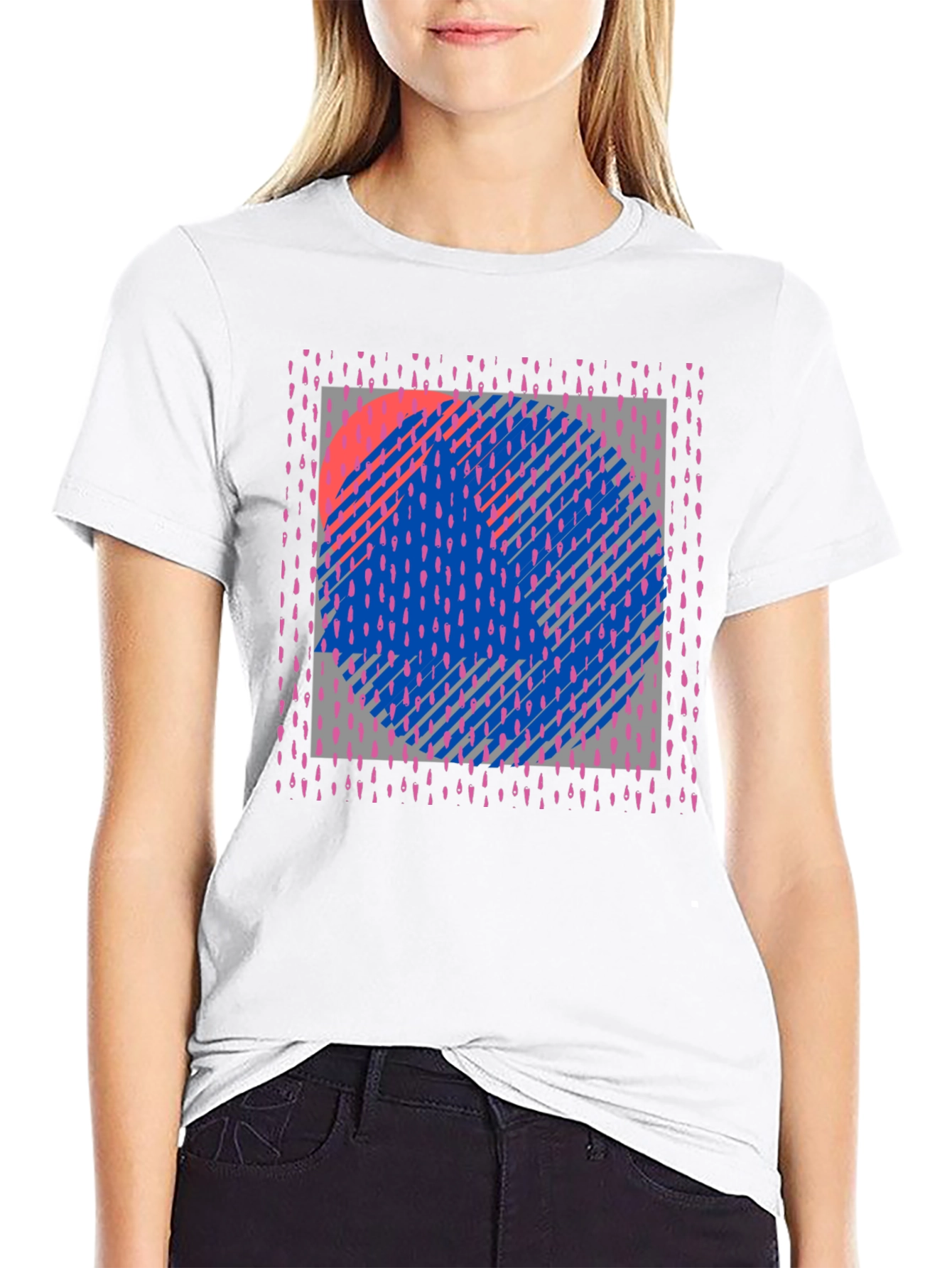 Geometric Circle Graphic Tee